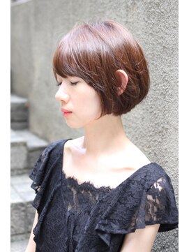 カシア cassia hair dressing salon 【cassia】ミニボブ×ショコラピンク　[30代40代50代]