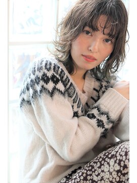 ヘアアンドメイク シークネクスト(HAIR&MAKE SeeK NEXT) 【SeeK NEXT】ランダムパーマ×アッシュベージュ×ツヤ髪