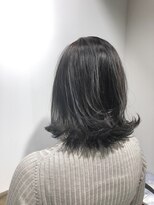 フォーク(FOLK)&nbsp;恵比寿×YAMATO プラチナハイライト_外ハネミディ