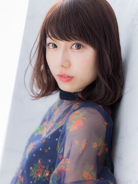 ローレン(LOREN) ＊LOREN＊暗髪も◎巻き髪風デジタルパーマ愛されボブディ