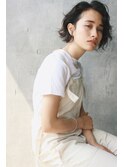 〈スタイリング簡単〉ウェットウェーブボブ 【Loom.】
