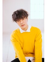 ヘアーアンドメイク モコモコアンドモコモコキッズ 千葉店 無造作マッシュパーマ