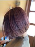 エモピンクフレンチボブ