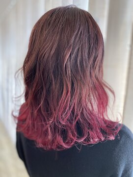 ロッコ 深谷店(ROCCO) ＃ピンク＃カラートリートメント＃グラデーション