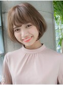 ショートボブ☆ベージュカラー