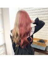 リズム(Re._sm)&nbsp;ミルクティーベージュ×ピンクアッシュ ツートーンカラー