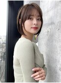 前髪あり大人小顔ボブ20代30代40代【AIN.表参道】川原大地