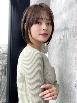 エインアンリー 表参道(AIN.ANLY.) 前髪あり大人小顔ボブ20代30代40代【AIN.表参道】川原大地