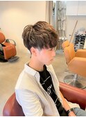 モテ髪マッシュスパイラルショート束感ニュアンスパーマ流行