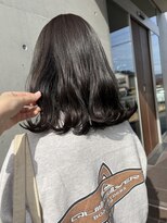 アチーブ ヘア デザイン(achieve hair design)&nbsp;暗髪黒髪フェイクブラック 大人可愛いツヤ髪透け感透明感