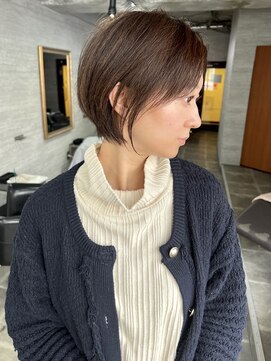 バーチョ(bacio) 20代30代40代◎小顔骨格矯正ショート【麻生/札幌ショート/白髪】