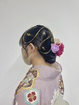 ベルクープス 天王寺店(Belle Coupes) 【BelleCoupes】水引アレンジ まとめ髪 着物ヘア 着付け 大阪