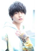王道フォルム【ショートウルフ×MIXパーマ】ランダム束感