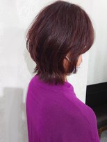 フォックスヘアー(fox.hair)&nbsp;ミニウルフ/襟足長めショート/レイヤーカット/fox.hair