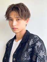 ツーダブルバイフィフス 西梅田店(WW.. by fifth)&nbsp;センターパートメンズマッシュパーマニュアンスパーマ刈り上げ