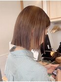 小顔タッセルボブ×美髪[ぱつっとボブ/縮毛矯正/横浜韓国]