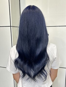 ヘアーアンドメイク ビス(HAIR&MAKE bis) ブルーラベンダー♪/くびれ巻き【唐木彩華】