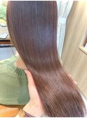 髪質改善縮毛矯正で艶髪に