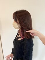 シュガー ヘアアンドネイル 仙台(SUGAR) イヤリングカラー＊ピンク
