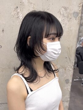 ガルテ(GARTE) ロングウルフカット/韓国風ウルフヘア/顔周りレイヤーカット/