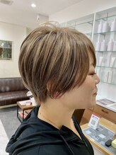 【ショートスタイル】ショートに強いサロンです。カラーやパーマとの相性◎トレンドに合わせたスタイル◎