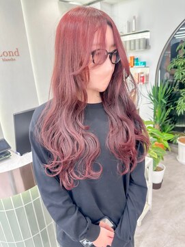 ロンド ブランシュ 錦糸町北口(Lond blanche) メルティカラーフェミニンロング似合わせカット韓国ブリーチなし