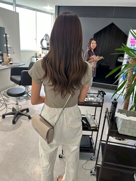 キング(K!ng) 縮毛矯正髪質改善ハイライトレイヤーカット枚方美容室エクステ