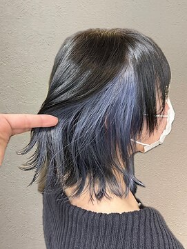 アイコニック 天神店(ICONIQ) インナーカラー/ブルーグレージュ