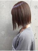 切りっぱなしボブ×髪質改善トリートメント