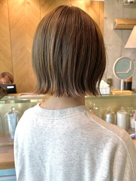 ロンドフルール 大宮東口(Lond fleur) オリーブグレー/レイヤーカット/黒髪/マロンベージュ/大宮