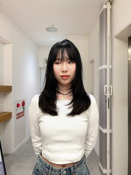 ラブハーツアンドビー 梅田EST(luve heart's And Be) 暗髪×レイヤーカット