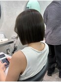 韓国風タッセルボブ/オリーブグレージュ【白井愛海】