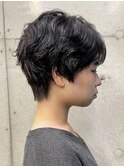 癖毛ショート