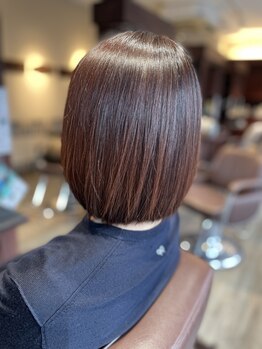 ヴィラ アンド テラス(Villa X terrace)の写真/酸熱トリートメントではない、最強のトリートメントのような存在でハイダメージも思い通りの質感に。