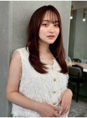 ブリーチなし/韓国風巻/レイヤーカット/髪質改善/縮毛矯正/銀座