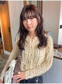 黒髪/クラゲヘアー/パーマ/小顔/ココアベージュ/枚方