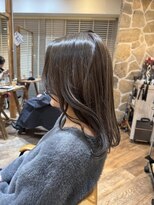 ヘアリゾート バルボア アイランド(hair resort Balboa Island)&nbsp;ミディアムスタイル×アッシュブラウン