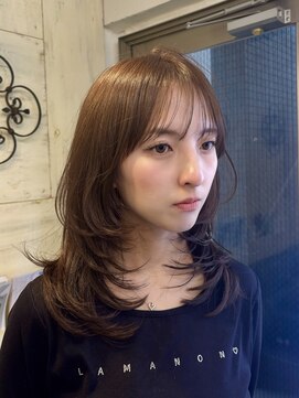 ヘアーアンドメイク シークタチカワ 立川店(Hair&Make Seek) 【澤飯】ハッシュレイヤー×キャラメルベージュ