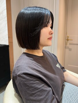 ロンドクレール 川崎(Lond clair) 【北澤華】ブリーチなし/髪質改善/ピンクベージュ/前髪/川崎