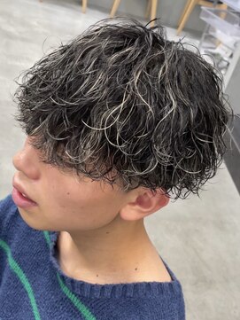 フィフス 渋谷(fifth) 渋谷波巻きツイストスパイラルシャドウルーズパーマハイライト