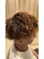 ロージーバイフーガヘアー 元住吉店(Rosy by FUGAhair) 波巻きパーマ/メンズミディアム/刈り上げマッシュ
