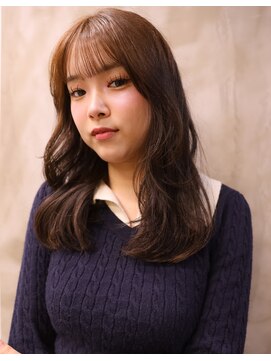 ニイ(nii.) layer cut × brown color