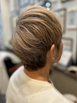サロン ハナノ(Salon Hanano) 刈り上げショートハンサムショートダブルカラーハイライト