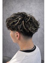 ヘアアンドデザイン ネイビー(Navy)&nbsp;スペインカール&ハイライト