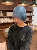 ニュースエン(newseN:)&nbsp;スカイブルーベージュ/ダブルカラー/ケアブリーチ/髪質改善/万代