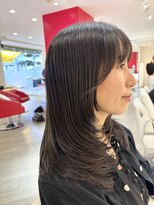 ラルーナアレックス 明石店(la luna alex)&nbsp;【黄金バランス】顔周りレイヤー×バイカルテで艶シルエット