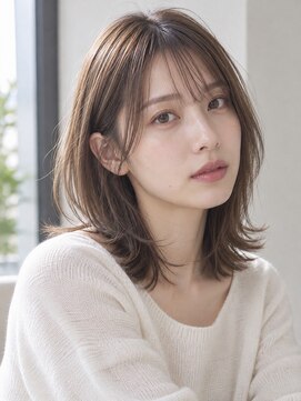 チェレ オレ 新金岡店(Chere ore) くびれボブ｜ミディアムレイヤー｜ベージュ｜新金岡｜なかもず