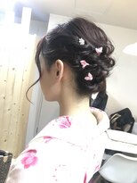ロカット サロン(Roquat Salon) 袴着付けとミディアップ アレンジ【ヘアアレンジ 立川/立川南】