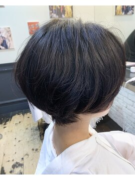 ヒート バイ アンカットラウンジ 渋谷(HEAT by UNCUT&LOUNGE) お客様スタイル　ショートパーマ【HEAT by UNCUT&LOUNGE 渋谷】