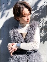 リアン(Lien)&nbsp;Lien☆小顔ハンサムショート×セミウェットウェーブパーマ　立川